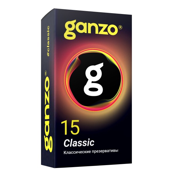 Классические презервативы с обильной смазкой Ganzo Classic - 15 шт.