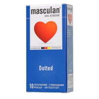 Презервативы с пупырышками Masculan Dotted - 10 шт. Презервативы с пупырышками Masculan Dotted - 10 шт.