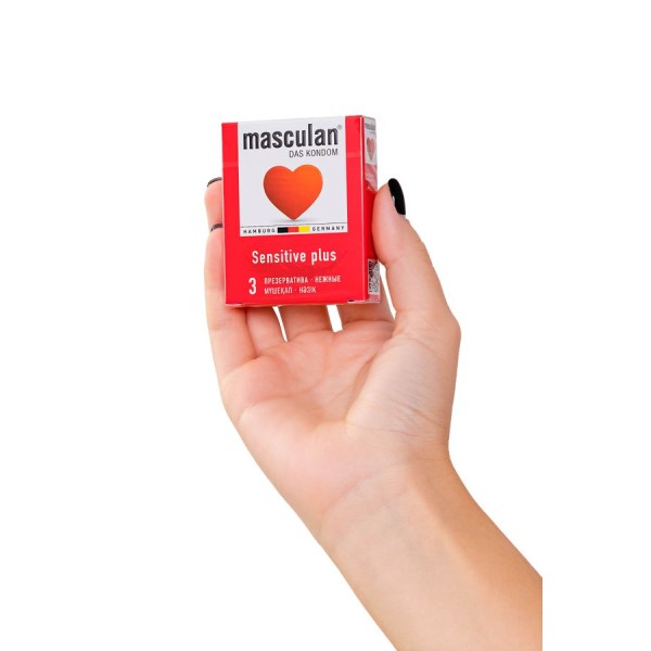 Презервативы Masculan Sensitive plus - 3 шт.