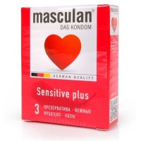 Презервативы Masculan Sensitive plus - 3 шт. Презервативы Masculan Sensitive plus - 3 шт.