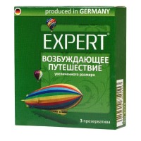 Презервативы Expert Возбуждающее путешествие увеличенного размера - 3 шт. Презервативы Expert Возбуждающее путешествие увеличенного размера - 3 шт.