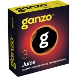 Ароматизированные презервативы Ganzo Juice - 3 шт.