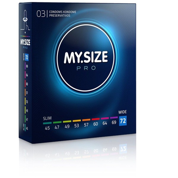 Презервативы MY.SIZE размер 72 - 3 шт.