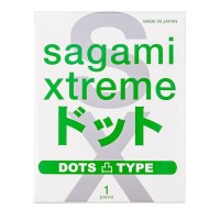 Презерватив Sagami Xtreme Type-E с точками - 1 шт. Презерватив Sagami Xtreme Type-E с точками - 1 шт.