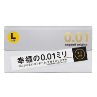 Презервативы Sagami Original 0.01 L-size увеличенного размера - 5 шт. Презервативы Sagami Original 0.01 L-size увеличенного размера - 5 шт.