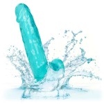 Голубой фаллоимитатор Size Queen 6 - 20,25 см.