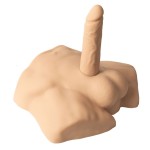 Телесный мужской полуторс с фаллоимитатором SILEXD Apollo S 7