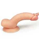 Телесный фаллоимитатор 7 The Ultra Soft Dude - 18 см.