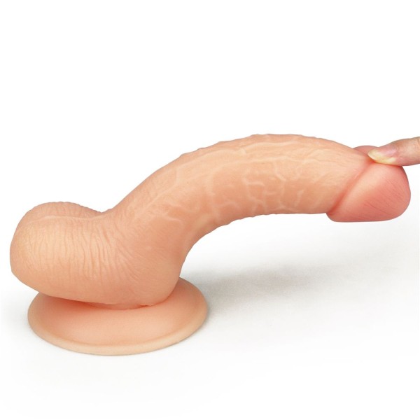 Телесный фаллоимитатор 7 The Ultra Soft Dude - 18 см.