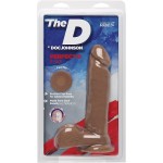 Фаллоимитатор-мулат The D Perfect D 8 Caramel - 20,3 см.