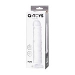 Прозрачный фаллоимитатор Auri - 20 см.