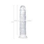 Прозрачный фаллоимитатор Auri - 20 см.