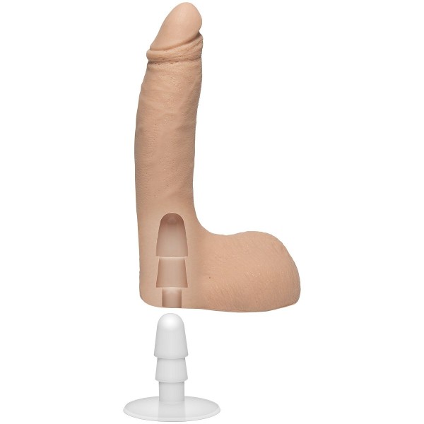 Фаллоимитатор с мошонкой Randy 8.5 ULTRASKYN Cock - 21,6 см.