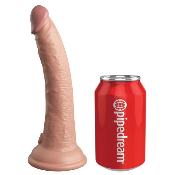 Телесный фаллоимитатор 7 Silicone Dual Density Cock - 21 см.