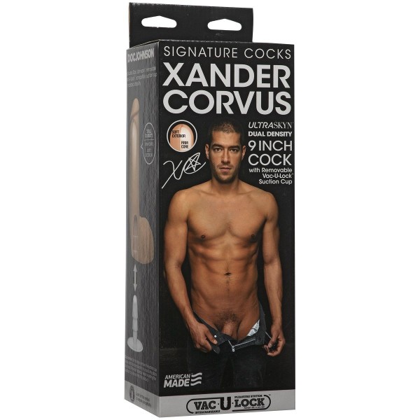 Телесный фаллоимитатор Xander Corvus 9 ULTRASKYN Cock - 22,9 см.