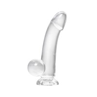 Прозрачный реалистичный фаллоимитатор Cryst - 15 см. Прозрачный реалистичный фаллоимитатор Cryst - 15 см.