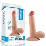 Телесный фаллоимитатор 7.5 The Ultra Soft Dude - 18 см.