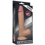 Телесный фаллоимитатор 8 Dual-Layered Silicone Nature Cock - 20,5 см.