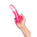 Розовый реалистичный фаллоимитатор Fush - 18 см.