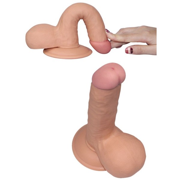 Телесный фаллоимитатор 7.5 The Ultra Soft Dude - 18 см.