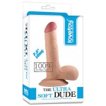 Телесный фаллоимитатор 7.5 The Ultra Soft Dude - 18 см.