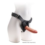 Кофейный фаллоимитатор на присоске 7 Triple Density Cock - 21 см.