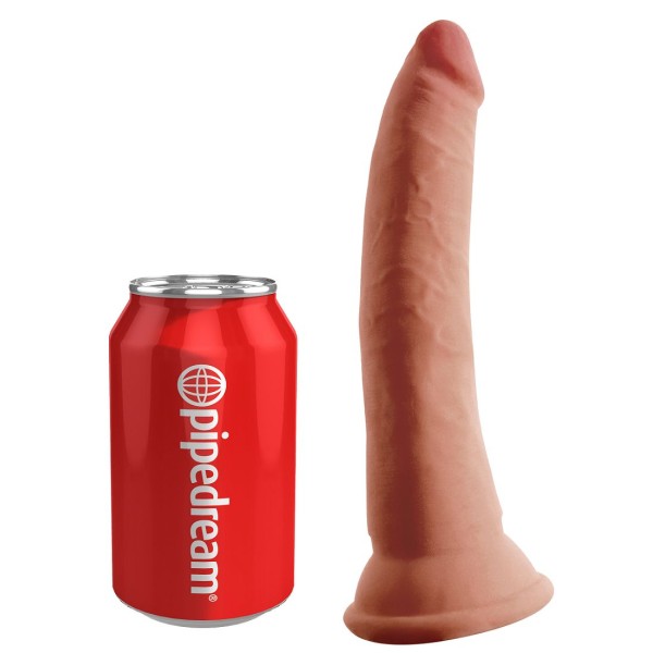 Кофейный фаллоимитатор на присоске 7 Triple Density Cock - 21 см.