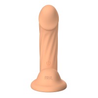 Телесный тактильный вибратор Mikki с присоской - 13 см. Телесный тактильный вибратор Mikki с присоской - 13 см.