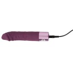 Фиолетовый вибратор-реалистик Realistic Vibe - 14,3 см.