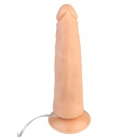 Реалистичный вибратор на присоске с проводным пультом №3 - 17 см. Реалистичный вибратор на присоске с проводным пультом №3 - 17 см.