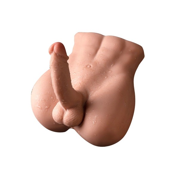 Телесный мужской торс с вибрацией и возвратно-поступательными движениями Bartlett Телесный мужской торс с вибрацией и возвратно-поступательными движениями Bartlett