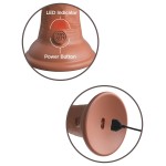 Карамельный вибратор-реалистик 8 Vibrating Silicone Dual Density Cock - 22 см.