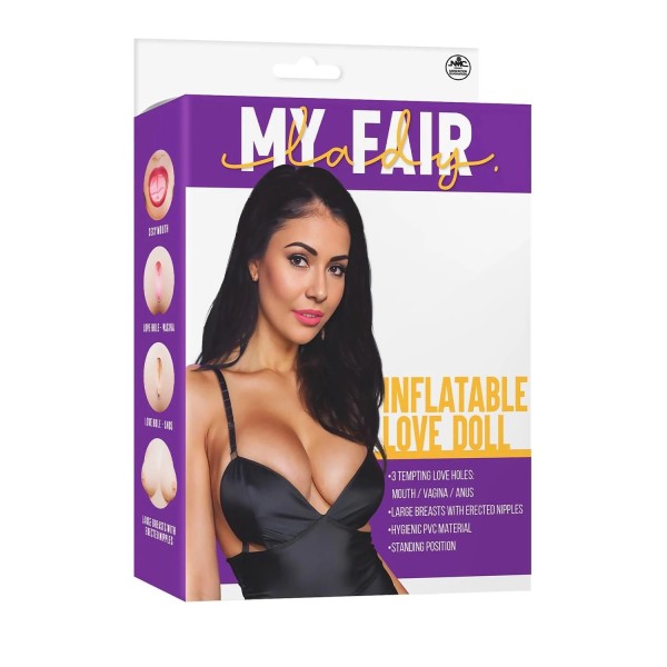 Телесная надувная секс-кукла с 3 любовными отверстиями Телесная надувная секс-кукла с 3 любовными отверстиями