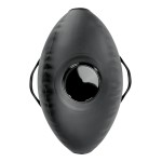 Черный надувной мяч с платформой для фиксации дилдо Body Dock Inflatable Love Ball