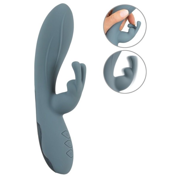 Силиконовый вибратор-кролик VELINA Rabbit Vibrator - 20 см. Силиконовый вибратор-кролик VELINA Rabbit Vibrator - 20 см.