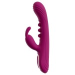 Лиловый вибратор-кролик 2 Function Vibrator Squirting - 22,5 см. Лиловый вибратор-кролик 2 Function Vibrator Squirting - 22,5 см.