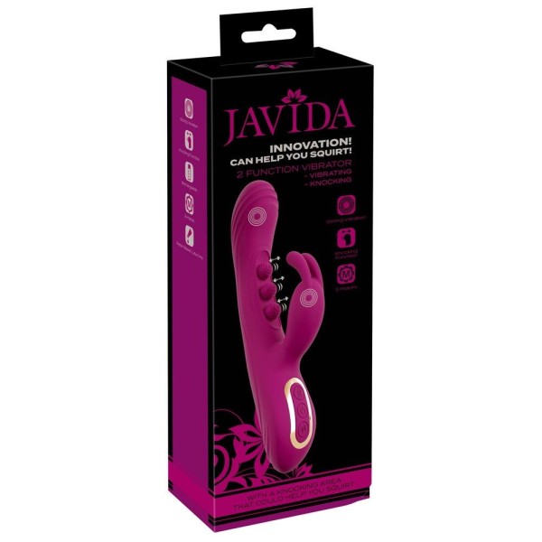 Лиловый вибратор-кролик 2 Function Vibrator Squirting - 22,5 см. Лиловый вибратор-кролик 2 Function Vibrator Squirting - 22,5 см.
