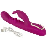 Лиловый вибратор-кролик 2 Function Vibrator Squirting - 22,5 см. Лиловый вибратор-кролик 2 Function Vibrator Squirting - 22,5 см.