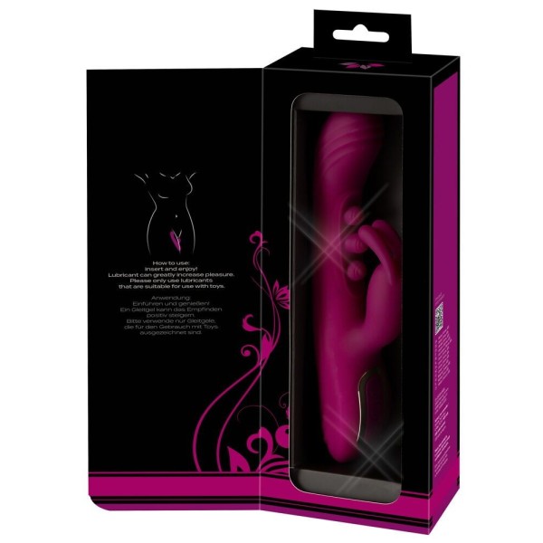 Лиловый вибратор-кролик 2 Function Vibrator Squirting - 22,5 см. Лиловый вибратор-кролик 2 Function Vibrator Squirting - 22,5 см.