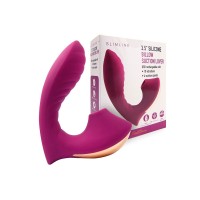 Сливовый вибромассажер с вакуумной стимуляцией клитора Сливовый вибромассажер с вакуумной стимуляцией клитора