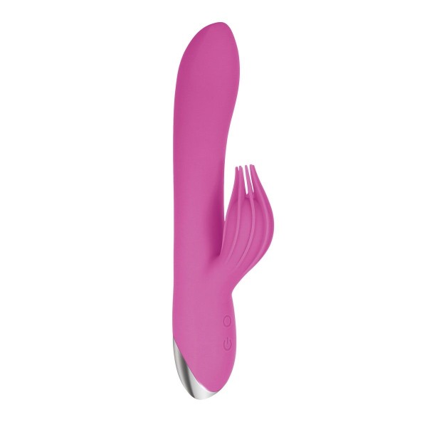 Розовый вибратор-кролик Eve s Clit Tickling Rabbit - 20,4 см.