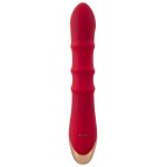 Красный вибратор-кролик с 3 подвижными кольцами Rabbit Vibrator with 3 Moving Rings - 23,7 см. Красный вибратор-кролик с 3 подвижными кольцами Rabbit Vibrator with 3 Moving Rings - 23,7 см.