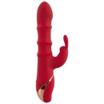 Красный вибратор-кролик с 3 подвижными кольцами Rabbit Vibrator with 3 Moving Rings - 23,7 см. Красный вибратор-кролик с 3 подвижными кольцами Rabbit Vibrator with 3 Moving Rings - 23,7 см.