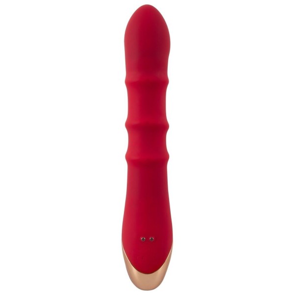 Красный вибратор-кролик с 3 подвижными кольцами Rabbit Vibrator with 3 Moving Rings - 23,7 см. Красный вибратор-кролик с 3 подвижными кольцами Rabbit Vibrator with 3 Moving Rings - 23,7 см.