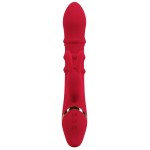 Красный вибратор-кролик с 3 подвижными кольцами Rabbit Vibrator with 3 Moving Rings - 23,7 см. Красный вибратор-кролик с 3 подвижными кольцами Rabbit Vibrator with 3 Moving Rings - 23,7 см.
