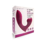 Ярко-розовый вибромассажер с вакуумной стимуляцией клитора