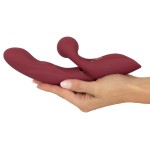 Малиновый вибратор-кролик с функцией постукивания 2 Function Rabbit Vibrator - 22,3 см. Малиновый вибратор-кролик с функцией постукивания 2 Function Rabbit Vibrator - 22,3 см.