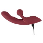 Малиновый вибратор-кролик с функцией постукивания 2 Function Rabbit Vibrator - 22,3 см. Малиновый вибратор-кролик с функцией постукивания 2 Function Rabbit Vibrator - 22,3 см.