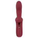 Малиновый вибратор-кролик с функцией постукивания 2 Function Rabbit Vibrator - 22,3 см. Малиновый вибратор-кролик с функцией постукивания 2 Function Rabbit Vibrator - 22,3 см.