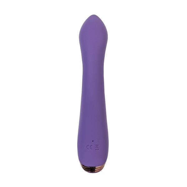 Фиолетовый вибратор-кролик Fingie с функцией Come-Hither - 21,6 см.